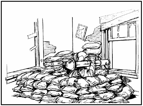 Figure 3-52. Corner firing position.