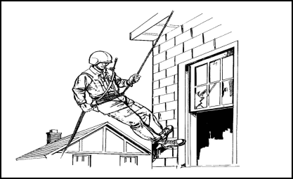 Figure 3-17. Rappelling.