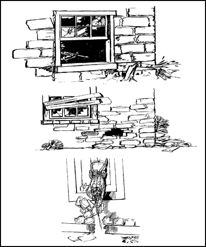 Figure 3-65. Concealment inside a building.