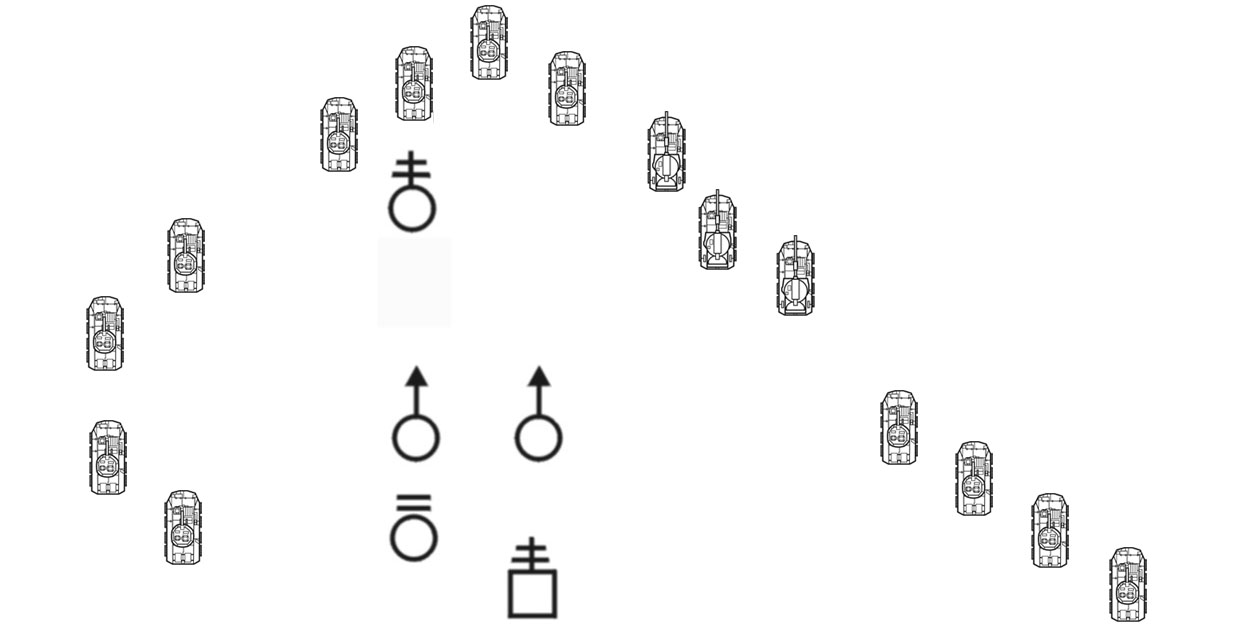 Figure 3-14. Company wedge mounted.