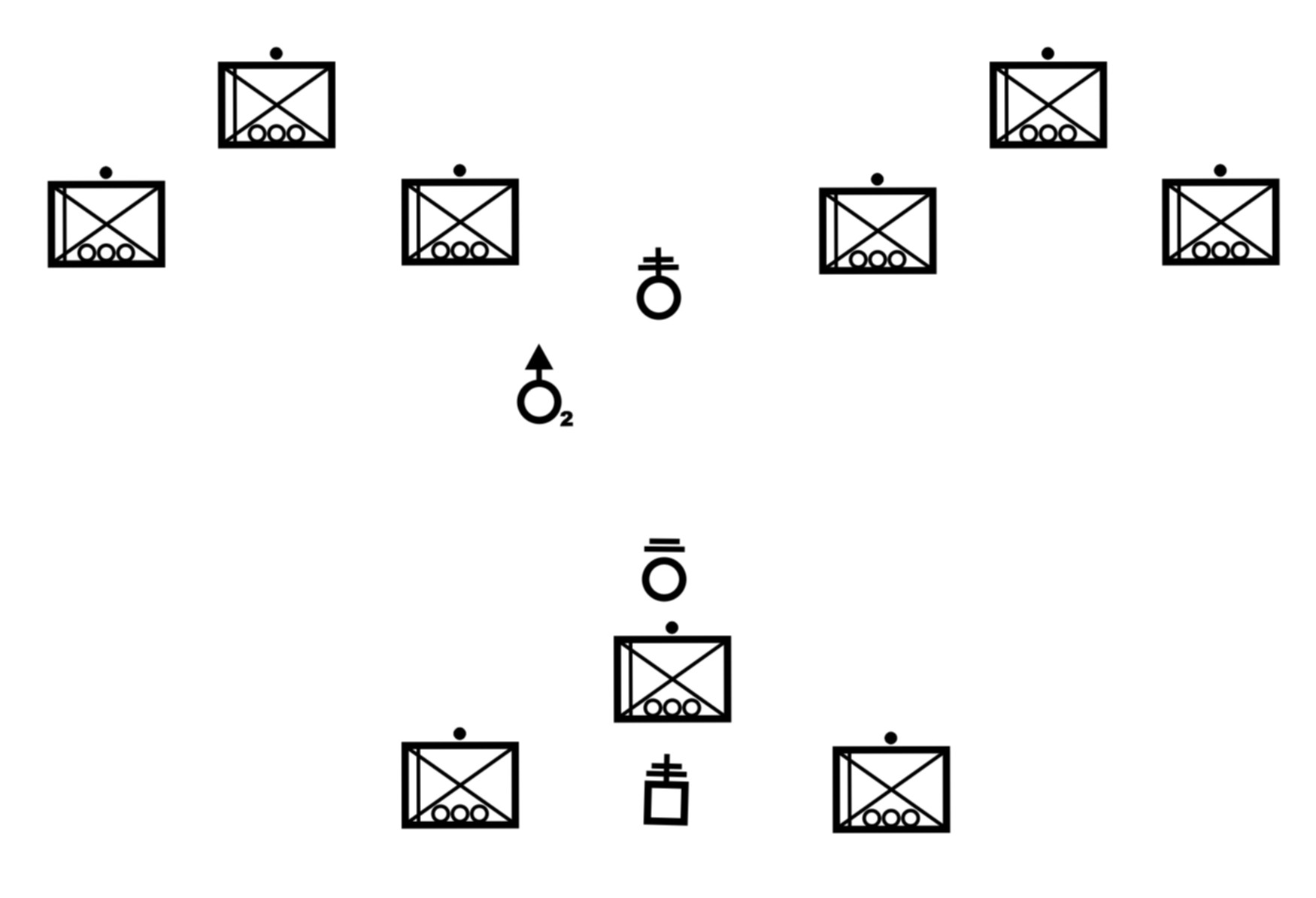 Figure 3-15. Company vee dismounted.