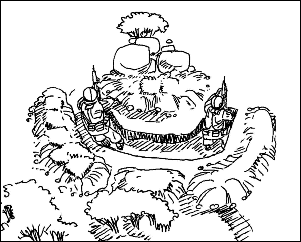 Figure F-10. Flush fighting position.
