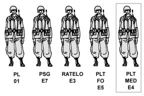 Figure 1-3. Platoon headquarters organization.