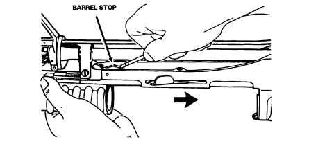 Figure 3-22. Installing the barrel.