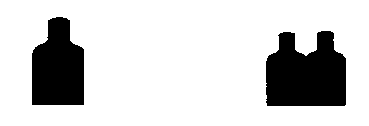 Figure 4-22. Single and double E-type silhouette targets.