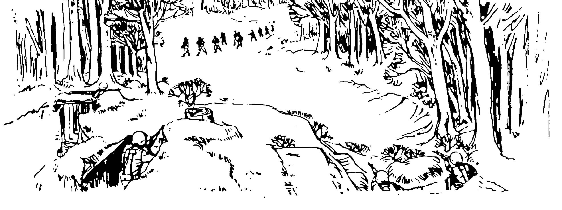 Figure 5-9. Linear targets with depth.