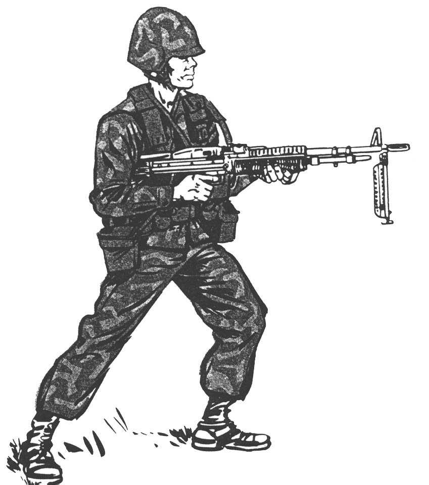 Figure 5-28. Underarm firing position.