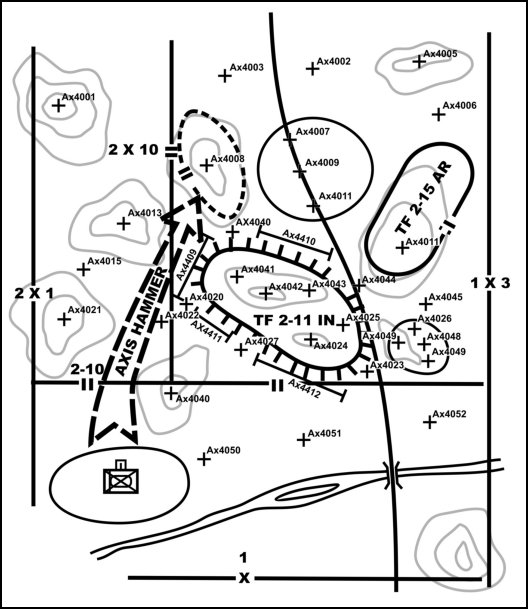 Figure 6-11. Strongpoint fire support plan