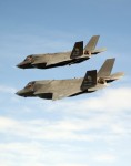 F-35B Joint Strike Fighter (JSF) aircraft during a formation flying qualities test
