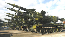 Mobile S-125 on a T-55A