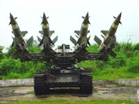 Mobile S-125 on a T-55A