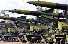 Mobile S-75 on a T-55A