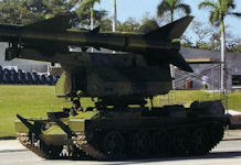 Mobile S-75 on a T-55