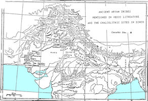India History Map - 1000 BC